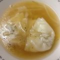 はらぺこウサギのママ's cooksnap of when they made 市販餃子で作るワンタンスープ!.