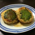 いるかくゆら's cooksnap of when they made つくねの照り焼き〜大葉入り.