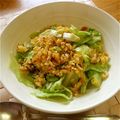 たるこちゃん's cooksnap of when they made 塩麹で＊ふわふわ♡レタス炒飯＊.