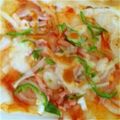 キムチキムチキムチ's cooksnap of when they made 簡単(*^^)vお餅ピザ.