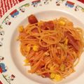 とっとこねこ's cooksnap of when they made 学生が作る☆超簡単ケチャップスパゲティ.