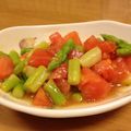 gomaneko's cooksnap of when they made 【減塩】アスパラとトマトのレモンサラダ。.