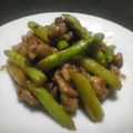 あさしし's cooksnap of when they made 豚肉とアスパラガスの味噌炒め.
