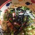 イントラたっきー's cooksnap of when they made 納豆キムチパスタ.
