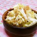 赤い電話's cooksnap of when they made 簡単もう一品♪キャベツのなめたけ和え.