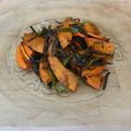 Capricorchiyo's cooksnap of when they made かぼちゃとひじきのバルサミコ酢炒め.