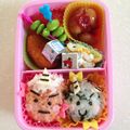 ゆらＰ's cooksnap of when they made 節分に！鬼さんキャラ弁.