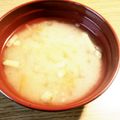 りんご1234's cooksnap of when they made 玉ねぎの味噌汁.