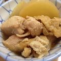 たけちゃん1220's cooksnap of when they made 我が家の大根と鶏肉の煮物ー☆.