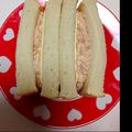 kikuちん's cooksnap of when they made シーチキンPLUSチーズサンド.