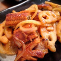 鮎めし♀'s cooksnap of when they made うなぎと蓮根の黒酢炒め★.