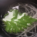 ４番目's cooksnap of when they made 簡単：即席：大葉と大根のつまのスープ.