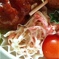 LOVEﾘﾝ's cooksnap of when they made お弁当に♪かにかまのおかかマヨ和え.