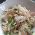 ４番目's cooksnap of when they made 鮭と大葉　まぜごはん.