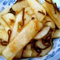ぴんきーもも28's cooksnap of when they made 簡単★ウメェ～！塩コンブde大根.