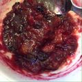 シングルアイシャドウ's cooksnap of when they made 冷凍マンゴーとブルベリーのジャム.
