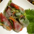 にょっキ's cooksnap of when they made お刺身の生春巻き.