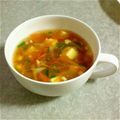 発明王's cooksnap of when they made 玉子豆腐スープ.