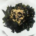 pucyipan's cooksnap of when they made 超簡単、意外にいけるわかめ炒め！！.