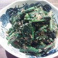 ∞くぅ∞'s cooksnap of when they made 袋で簡単　ほうれん草ナムル　お弁当に.
