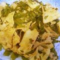 らぶかび's cooksnap of when they made 茎ワカメと豚バラ炒め♪.