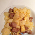 chanlisa's cooksnap of when they made ポテトとウインナーのチーズ卵とじ.