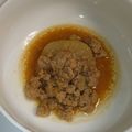 みぃ010's cooksnap of when they made 大根と鶏挽肉の味噌煮込み.
