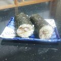 sweetroll6's cooksnap of when they made 恵方巻きにも、カツ巻き！.