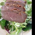 ひぐせと's cooksnap of when they made ローストビーフサラダ.