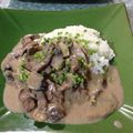 Yooboo's cooksnap of when they made アメリカ♪簡単！白いビーフストロガノフ.