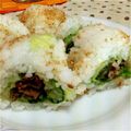 ふーなーちゃん's cooksnap of when they made 菜の花と牛肉のカリフォルニアロール.