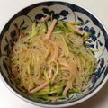 ☆こまっと☆'s cooksnap of when they made きゅうりとハムの春雨サラダ①.