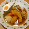 ちよこ豆's cooksnap of when they made 我が家の野菜たっぷりチキンスープカレー♡.