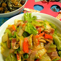 さらだaaa's cooksnap of when they made 油揚げと白菜の炒め煮.