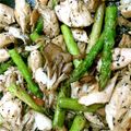 マスカル12's cooksnap of when they made ササミ舞茸アスパラの香り焼き❤ダイエット.