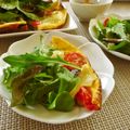 簡単手抜きママ's cooksnap of when they made 鰯のオープンオムレツ★サラダ仕立て.