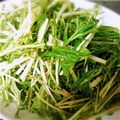 たかはしきゃらめる's cooksnap of when they made 簡単切るだけ水菜サラダ.