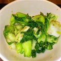☆藤茶☆'s cooksnap of when they made 簡単！やみつきチンゲン菜ナムル！！.