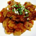 れいちょんぐ's cooksnap of when they made 甘辛豚肉みぞれ和え.