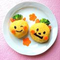 カルン's cooksnap of when they made 節分キャラ＊黄色の鬼さんおにぎり.