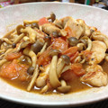 さぉ5050's cooksnap of when they made ささみの塩麹漬けときのことトマトの炒め物.
