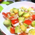 カナケロ's cooksnap of when they made 豆腐とアボカドトマトの和風おつまみ.