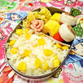マッハママ's cooksnap of when they made 「小魚の佃煮」巻き卵焼き.