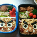 タム丸's cooksnap of when they made 節分 簡単 鬼さんのキャラ弁.