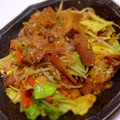 wave0073's cooksnap of when they made ☆魚肉ソーセージと厚揚げのチャンプル～☆.