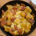 クックMOW4PI☆'s cooksnap of when they made ハムとジャガイモの卵&チーズ炒め.
