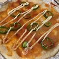 papikun's cooksnap of when they made トースターdeサクサクおやつピザ.