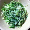 みのっぴ's cooksnap of when they made ＊減塩*水菜とじゃこのサッと炒め＊.