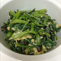 しずのんママ's cooksnap of when they made ✿春菊と塩こんぶの卵とじ✿.