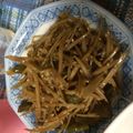 1214yui's cooksnap of when they made ★きんぴらごぼう★（大根葉入り）.